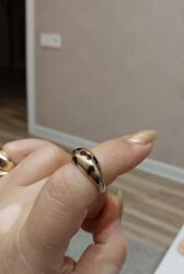 Üzüklər: Qızılı tonlarda tənzimlənən barmaq üzü dəsti - 3 ədəd qalın dizaynlı — 5