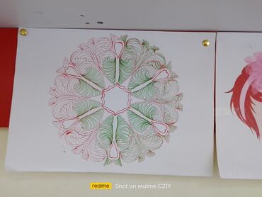 Şəkillər, tablolar: Məhsul: Əl işi qrafik rəsmlər və ornament sketçləri Təsvir: - Ağ — 18