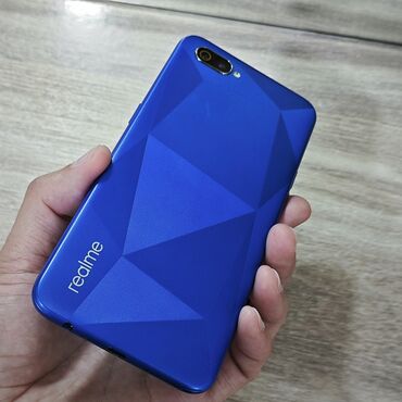 телефон реалми 8: Realme C2, Б/у, 32 ГБ, цвет - Голубой, 2 SIM