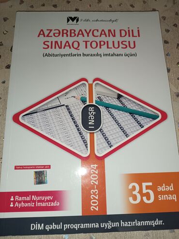 müşviq: Azərbaycan dili sınaq toplusu qiyməti Metro daxili pulsuz çatdırılma