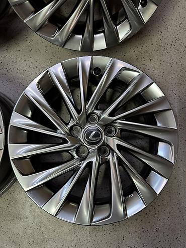 r18 lexus: Литые Диски R 18 Lexus, Комплект, отверстий - 5, Б/у — 6