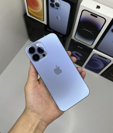 продать айфон: IPhone 13 Pro Max, Б/у, 128 ГБ, Синий, Чехол, 82 %