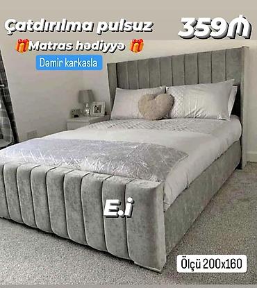 mexmer parca: Yeni, İkinəfərlik çarpayı, Matras ilə, Siyirməsiz — 1