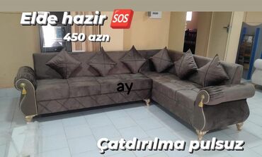 Künc divan, Mətbəx üçün, Qonaq otağı üçün, Bazasız, Açılmayan