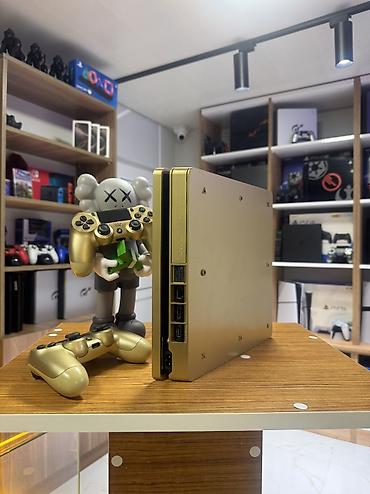 xbox seris x: 🎮 PlayStation 4 Slim Gold Edition Tam işlək vəziyyətdədir, bütün — 2