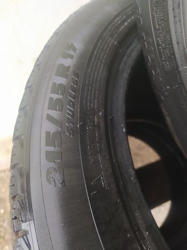 r17 моноблок: Шины 215 / 55 / R 17, Б/у, Комплект, Michelin