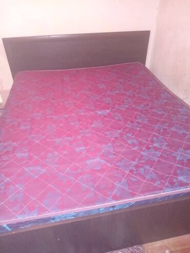 кровать двушка: Эки кишилик керебет, Матрасы бар, узуну - 195 см