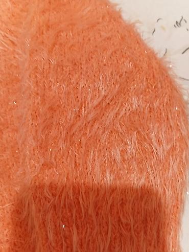 Džemperi, kardigani: Džemper Atmosphere – narandžasti, „fuzzy“/dlakasti, sa diskretnim — 9