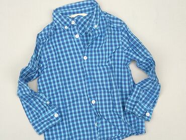 medicine koszula: Shirt 4-5 years, condition - Very good, pattern - Cell, color - Blue