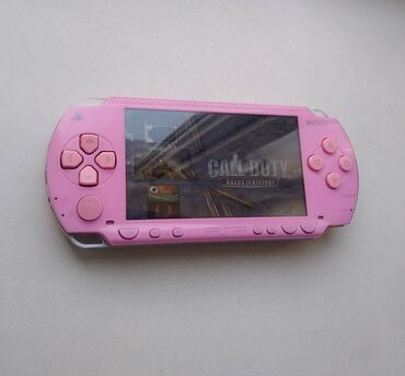 игравой приставка: PSP 1004 pink Play Station Portable розовая В хорошем состоянии. В