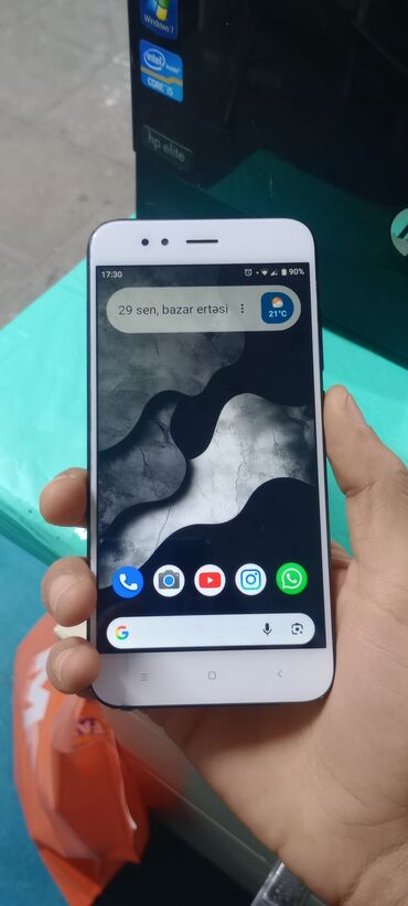 android monitor kredit: Xiaomi Mi A1, 32 GB, rəng - Qara, 
 Zəmanət, Barmaq izi, İki sim kartlı