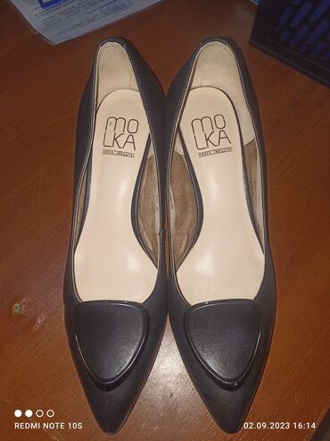 польская обувь: Туфли 38, цвет - Черный