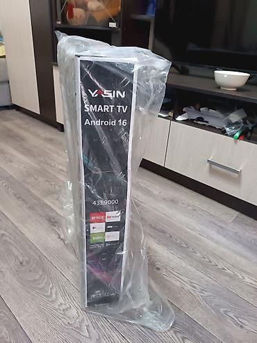 43e9000: Телевизор YASIN Smart TV 43" (модель 43E9000), платформа Android 16 — 2