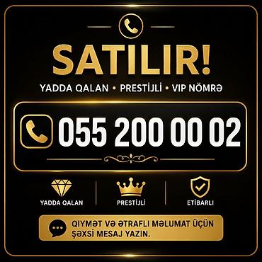 veb vatsap com: VIP mobil nömrə satılır: 055 200 00 02 Xüsusiyyətlər: - Yadda qalan — 1