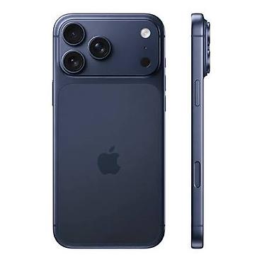 прокат сони: IPhone 17 Pro Max, Б/у, 1 ТБ, Синий, Зарядное устройство, Защитное стекло, Чехол, 100 % — 1