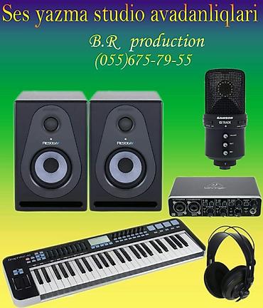 Musiqi alətləri: Istediyiniz Ses Yazma Studiyalarin yigilmasi Hazir professional — 7