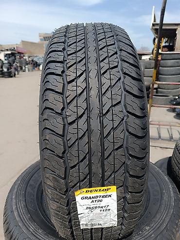 diski 15: Dunlop Grandtrek AT20 avtomobil təkəri. - Ölçü: 26.565 R17 - — 3