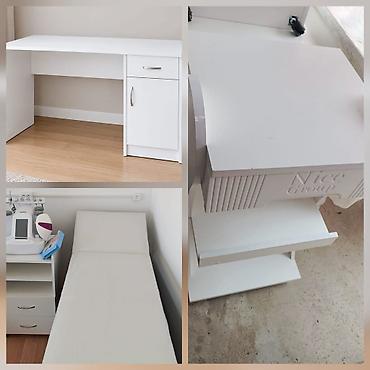 Salon üçün kuşetka yazi masasi manikür masasi 3ü birlikde 160 azn