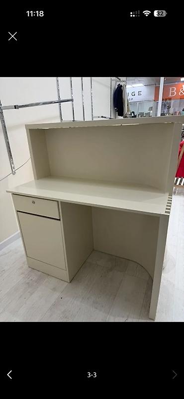 ресепшн стол: Продается РЕСЕПШН ОЧЕНЬ КАЧЕСТВЕННЫЙ МАТЕРИАЛ, в идеальном состоянии — 1