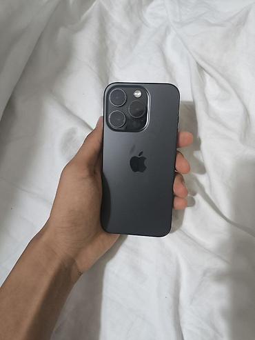 black: IPhone 15 Pro, цвет Black Titanium (чёрный титан). 128гб — 1