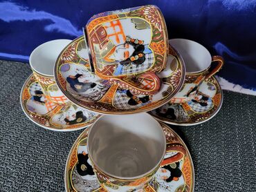 Ostali antikviteti: Japanske soljice za kafu iz 70ih.godina. Soljice za kafu reljefno — 3