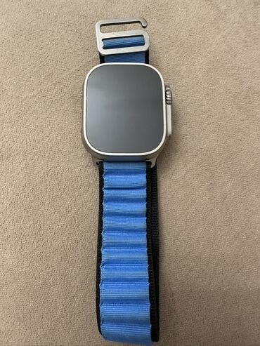 переходник usb type c: Умные часы Apple Watch Ultra в титановом корпусе. Оснащены синим