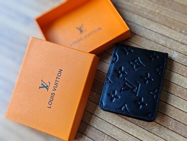 tabakera kozna: Men's wallet, Louis Vuitton, Material: Leather