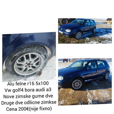traka za auto: Alu felne r16 5x100 nove zimske gume Cena. Nije fixna za vise slika na lalafo.rs traka za auto: Alu felne r16 5x100 nove zimske gume Cena. Nije fixna za vise slika