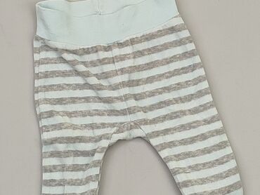 legginsy bawełniane w kwiaty: Sweatpants, 0-3 months, condition - Good