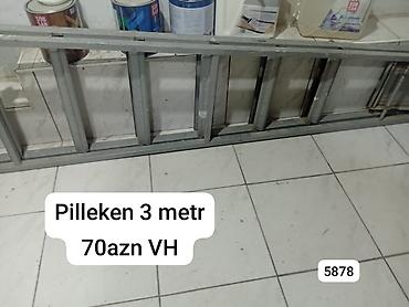 elekt: Pillekən – 3 metr - Material: metaldan hazırlanmış, möhkəm — 1