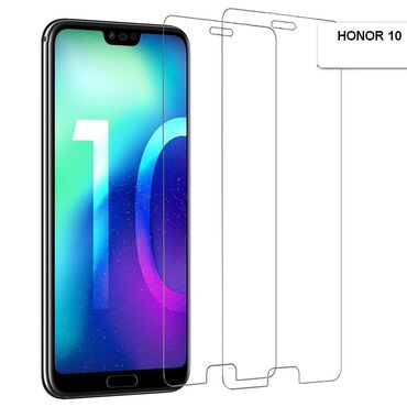 телефон рабочи: Стекло для Huawei Honor 10, защитное, размер 6,6 х 14,4 см, цена за