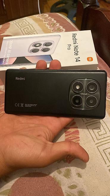 iphone 12 pro ag: Redmi Note 14 Pro, 256 GB, rəng - Qara, Sensor — 1