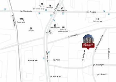 Продажа квартир: 4 комнаты, 94 м², Кок-Жар ж/м Элитка, 10 этаж, ПСО (под самоотделку) — 3