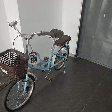 Городской велосипед с двумя сиденьями и корзиной - Тип at lalafo.kg Городской велосипед с двумя сиденьями и корзиной - Тип