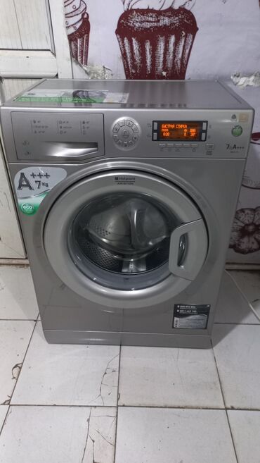 Paltaryuyan maşınlar: Paltaryuyan maşın Hotpoint Ariston, 7 kq, İşlənmiş, Avtomat, Ödənişli çatdırılma