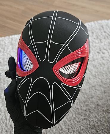 Digər aksesuarlar: 🕷️ Miles Morales (qırmızı-qara) Elektrik Spidey Maskası Realistik və — 5