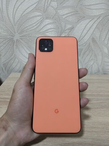 чехоы: Google Pixel 4 XL, Колдонулган, 128 ГБ, түсү - Ток сары, eSIM