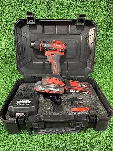 Аккумуляторная ударная дрель-шуруповёрт RODEX RDX3405 в кейсе