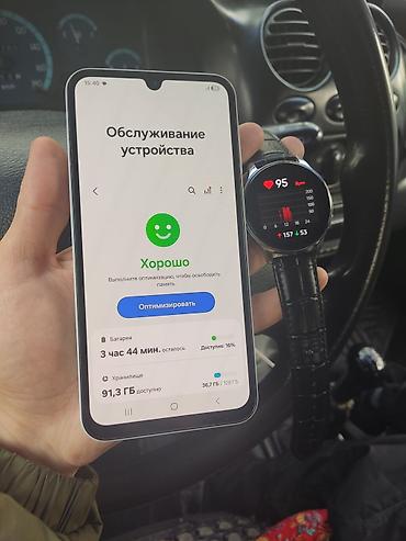 Samsung: Samsung Galaxy A15, Б/у, 128 ГБ, цвет - Белый, 2 SIM — 10