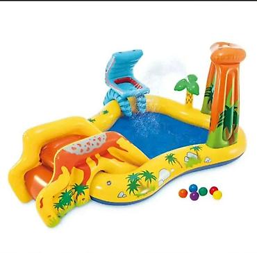 Home & Garden: 🌴 Intex dečiji bazen sa toboganom – Dino Park / Wet Set Collection — 2