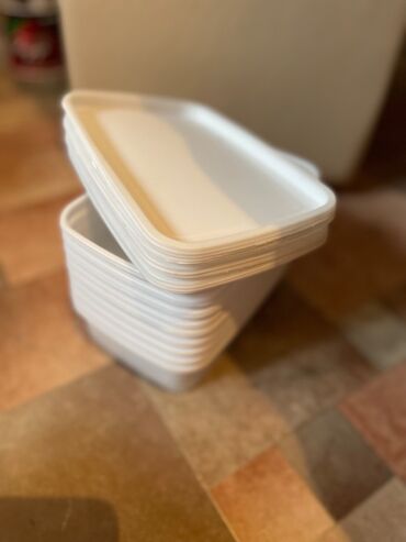 набор посуды: Контейнеры матрешка 3шт 200с Одноразовые с крышкой 10шт по 10с