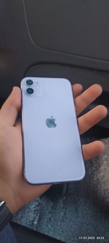 ıphone 11 ıkıncı el: IPhone 11, 128 GB, Matte Silver, Zəmanət, Barmaq izi, Face ID