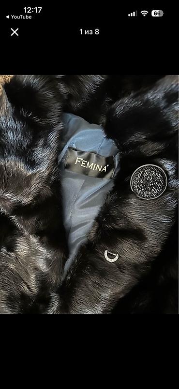 hicab geyim: Qadın kürkü – FEMINA 2 dəfə geyinilib. - Brend: FEMINA (orijinal — 5
