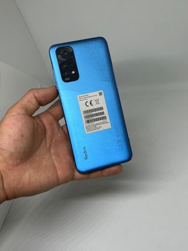 редми 11с: Redmi, Redmi Note 11S, Б/у, 128 ГБ, цвет - Синий, 2 SIM