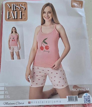 Pidžame: L, M, XL, bоја - Roze — 10