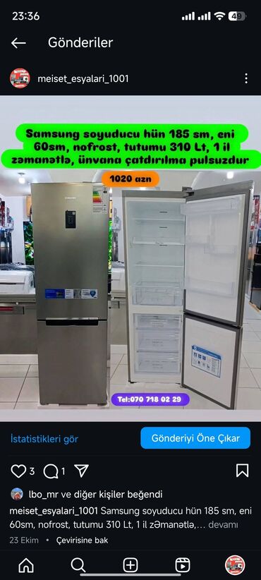 Soyuducular: Yeni Soyuducu Satılır — 22