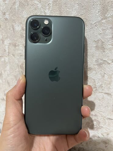 реплика айфон 11: IPhone 11 Pro, Б/у, 256 ГБ, Alpine Green, Чехол, 73 %