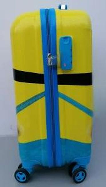 Rančevi, torbe i koferi: Dečji kofer na točkiće – Minions dizajn - Tvrda školjka sa sjajnom — 11