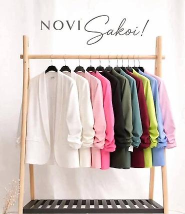 laneni sakoi zenski: Ženski sakoi – nova kolekcija - Model: klasičan, bez kopčanja, sa — 1