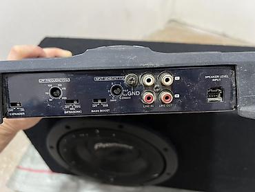 kenwood: Оригинальный сабвуфер Pioneer и усилитель Kenwood для автомобиля — 5